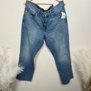 Lucky Brand Zoe High Rise Straight Jeans - Denim Blue